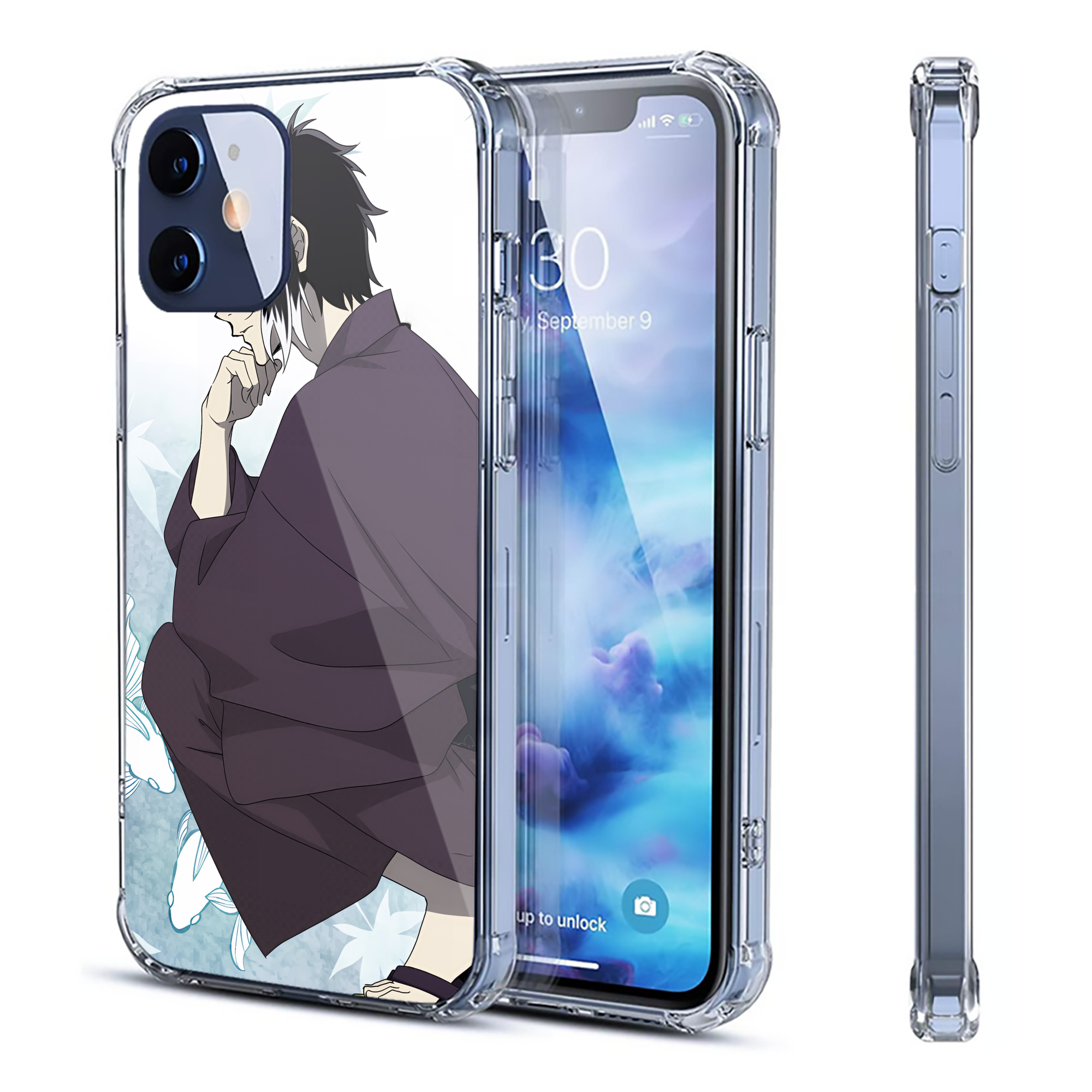 （画像用） 文豪ストレイドッグス Bungo Stray Dogs 【iPhone 12シリーズ対応】透明スマホケース（クリアソフトケース）